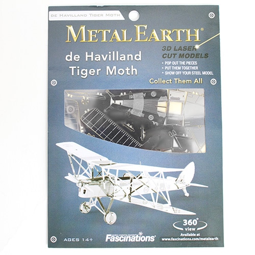 Metal Earth, Model Kit, De Havilland Tiger Moth